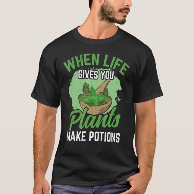 Camiseta Herbolario Herbs Herbal Witch (Anverso)