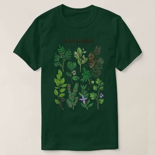 Camiseta Herbología de los navidades (Diseño del anverso)