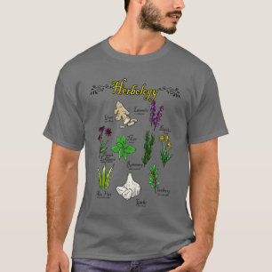 Camiseta Herbología Plantas Lady Herb Flower Garden Herbolo
