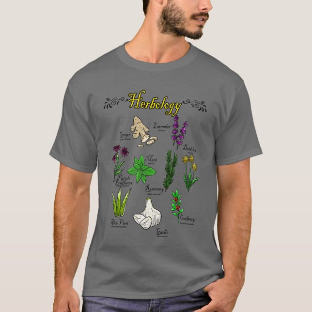 Camiseta Herbología Plantas Lady Herb Flower Garden Herbolo (Anverso)
