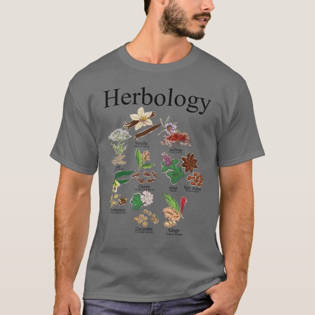 Camiseta Herbología Plantas Lady Herb Flower Garden Herbolo (Anverso)