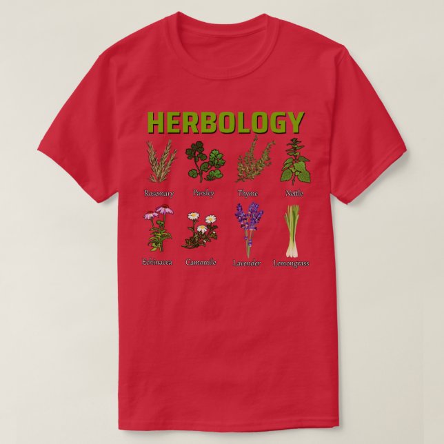 Camiseta Herbology Herb Garden (Diseño del anverso)