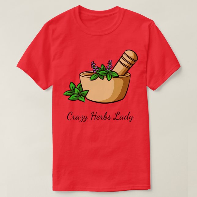 Camiseta Herbs Crazy Herbs Lady 1 (Diseño del anverso)