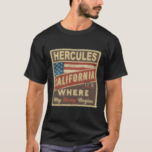 Camiseta HERCULES, CA Es donde comienza mi historia