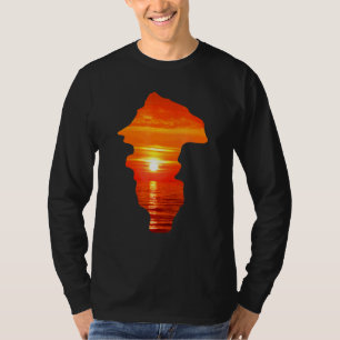 Camiseta Hércules Cave Tánger Ciudad Escena de sol Marrueco