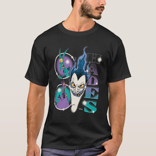 Camiseta Hercules - Disney Villains - Hades Bootleg (Anverso)