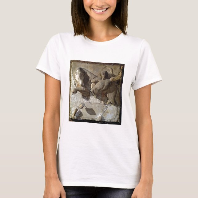 Camiseta Hércules luchando contra el toro cretense, uno de  (Anverso)