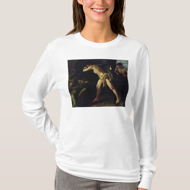 Camiseta Hércules que lucha con el Hydra de Lernaean (Anverso)