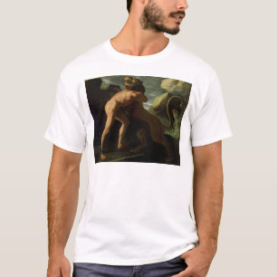 Camiseta Hércules que lucha con el león de Nemean