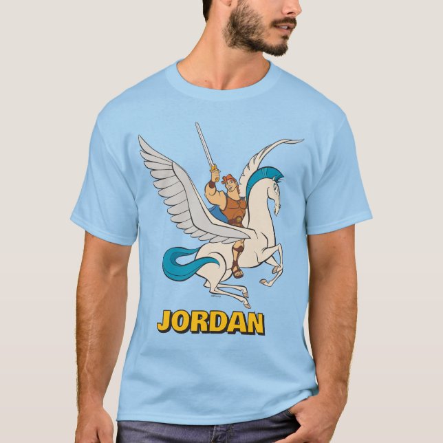 Camiseta Hercules Riding Pegasus T-Shirt (Anverso)