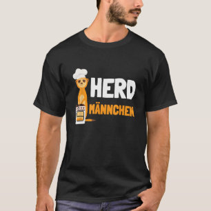 Camiseta Herdmännchen I Chef Herd Meerkat con el Gorra del 