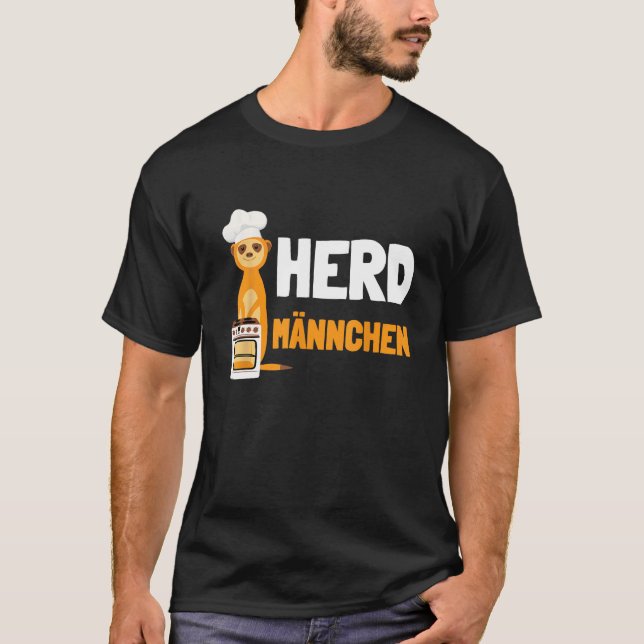 Camiseta Herdmännchen I  Chef Herd Meerkat with Chef s Hat (Anverso)