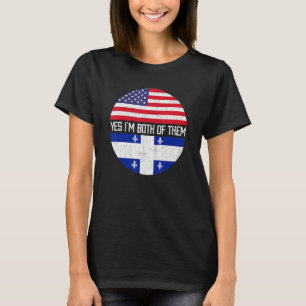 Camiseta Heredado de familia de bandera de Ee.Uu. mitad de 