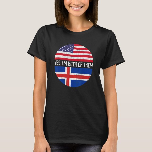 Camiseta Heredado de familia de bandera de Estados Unidos m (Anverso)