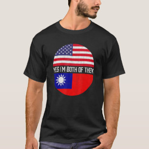 Camiseta Heredado de familia de bandera norteamericana mita