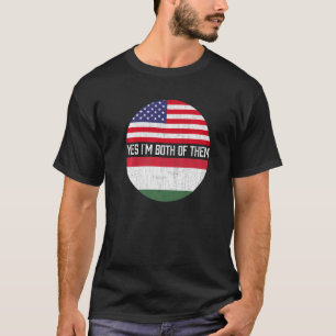 Camiseta Heredado de familia de bandera norteamericana mita