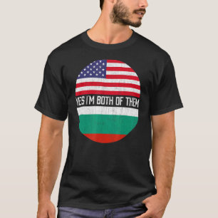 Camiseta Heredado de familia de bandera norteamericana mita