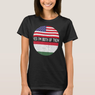 Camiseta Heredado de familia de bandera norteamericana mita