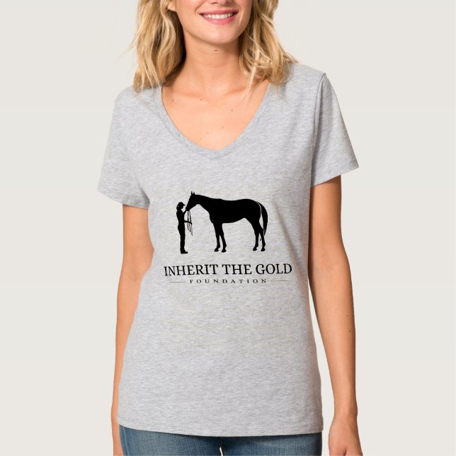 Camiseta Heredar el logotipo de la Fundación Gold (Anverso)