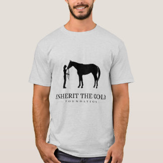 Camiseta Heredar el logotipo de oro