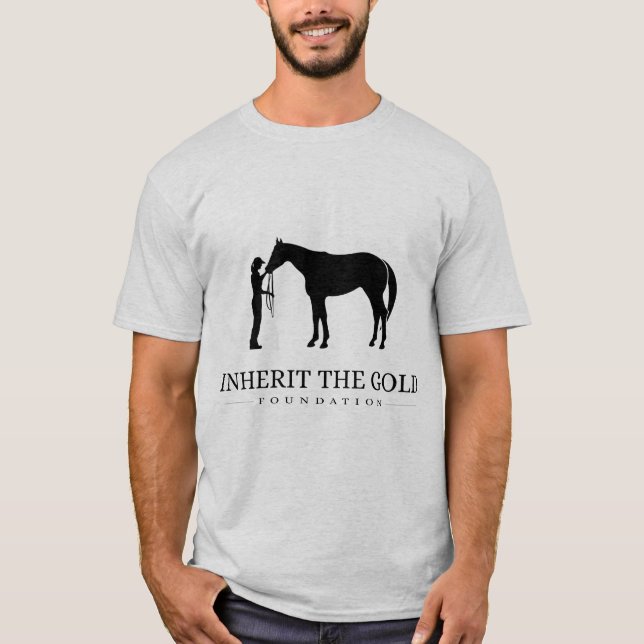 Camiseta Heredar el logotipo de oro (Anverso)