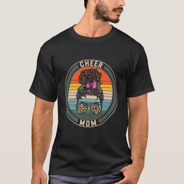 Camiseta Heredera Mamá Leopard Megaphone Heredera Vida B (Anverso)