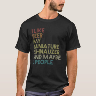 Camiseta Heredero de abejas Schnauzer, dueño de un perro en