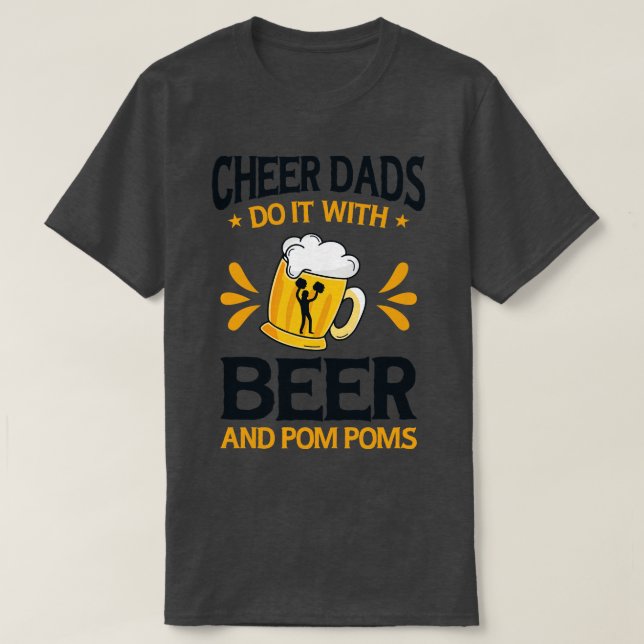 Camiseta Heredero Orgulloso Cheerled Dad (Diseño del anverso)