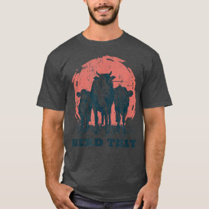 Camiseta Heredero Que La Vaca Diseña Ganadería Ganadera Gra