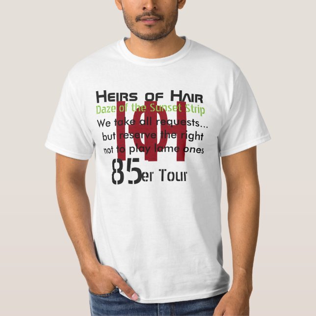 Camiseta Herederos del concierto oficial T de la tira de la (Anverso)