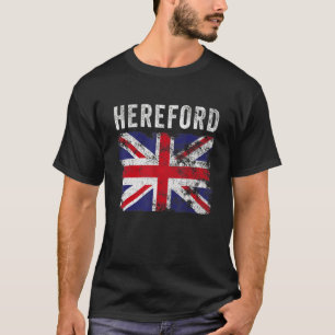 Camiseta Hereford British Flag Union Jack Guay Vintage