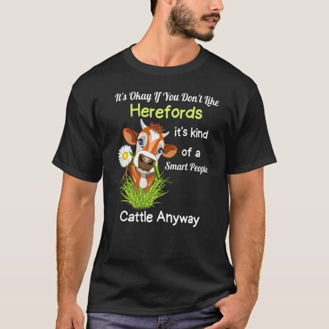 Camiseta Hereford Cattle Cow Hereder Livestock Hereford Bre (Anverso)