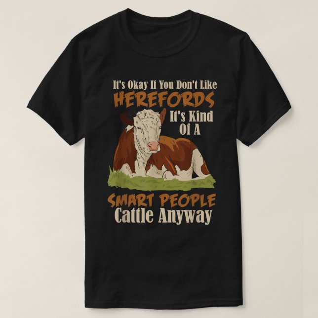 Camiseta Hereford Cattle Cow Hereder Livestock Hereford Bre (Diseño del anverso)