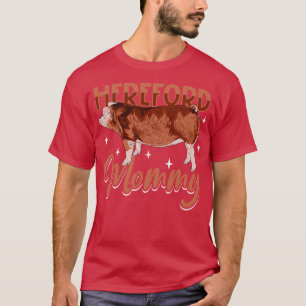 Camiseta Hereford Pig Mommy