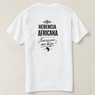 Camiseta Herencia Africana Vive en Mí Puerto Rico