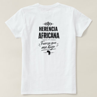Camiseta Herencia Africana Vive en Mí Puerto Rico