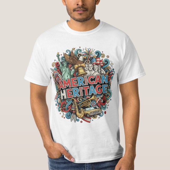 Camiseta Herencia Americana (Anverso)
