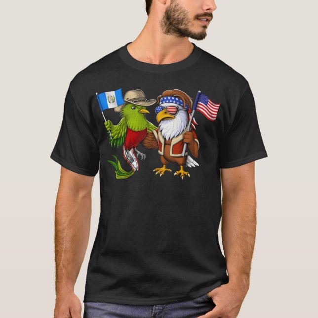 Camiseta Herencia Americana Guatemalteca (Anverso)