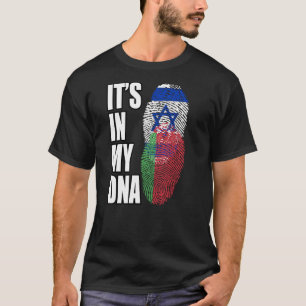 Camiseta Herencia Bielorrusia E Israelí Mezcla De Bandera D