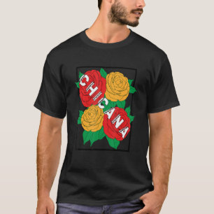 Camiseta Herencia Chicana Flor Cultural