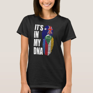 Camiseta Herencia De Bandera De ADN De Comoras Y Australian