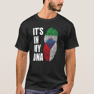 Camiseta Herencia de Bandera de ADN de mezcla iraní y checa