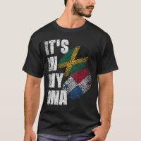 Herencia De Bandera De ADN De Panamá Y Jamaica