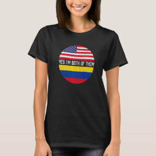 Camiseta Herencia de familia de bandera norteamericana medi