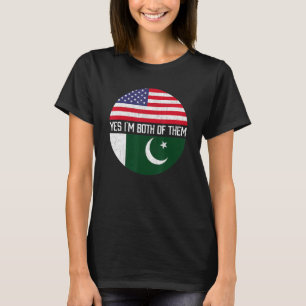 Camiseta Herencia de familia de bandera norteamericana mita