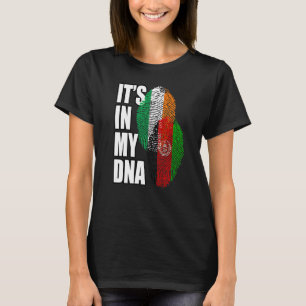 Camiseta Herencia De La Bandera De Adn De Mezcla Irlandesa