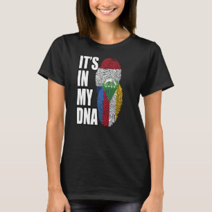 Camiseta Herencia De La Bandera De La Mezcla Comorana Y Hol