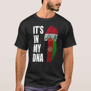 Camiseta Herencia De La Mezcla De Adn Afgano E Iraquí
