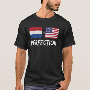 Camiseta Herencia de mezcla de excreción norteamericana más