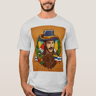 Camiseta Herencia del Café Colombiano: Diseño Animado Color